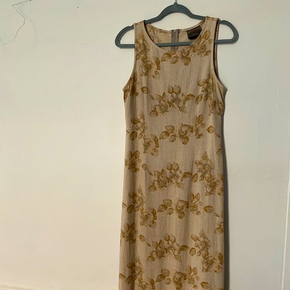VTG linen blend dress
